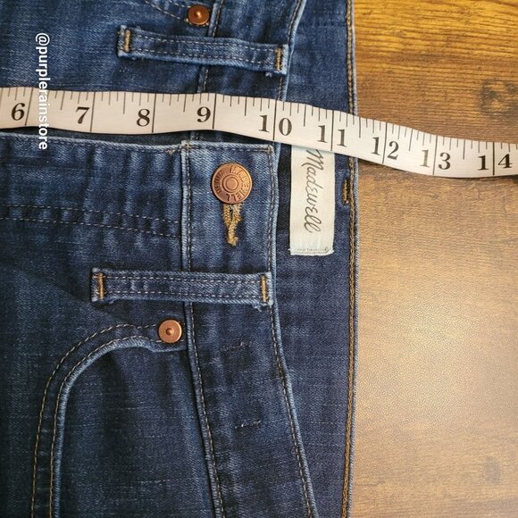 Madewell Jeans 27 P Skinny 10" High Rise Hayes Wash Tummy Control Stretch Denim - Picture 11 of 14